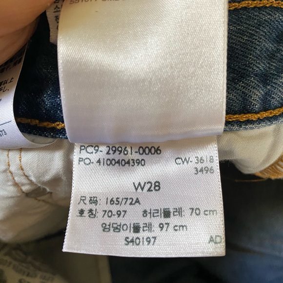 Levi Strauss | High Waisted Cuff Denim Shorts - Picture 8 of 8